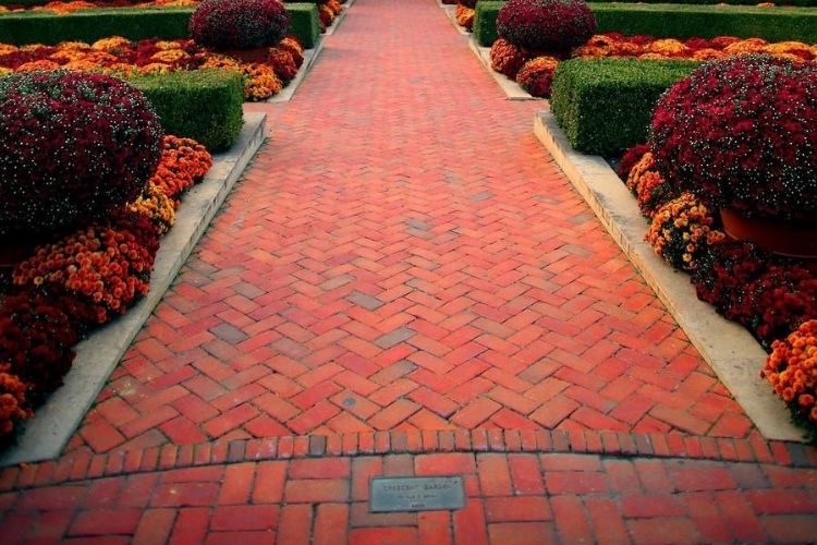 Brick Garden Path